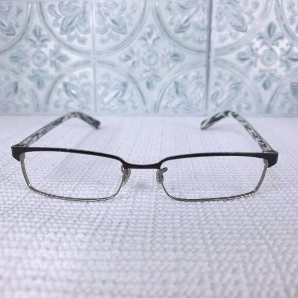Ray-Ban RB 8633 1017 Black Marble 54-17-140 Titanium Z Eyeglasses Frames Only - Picture 1 of 7